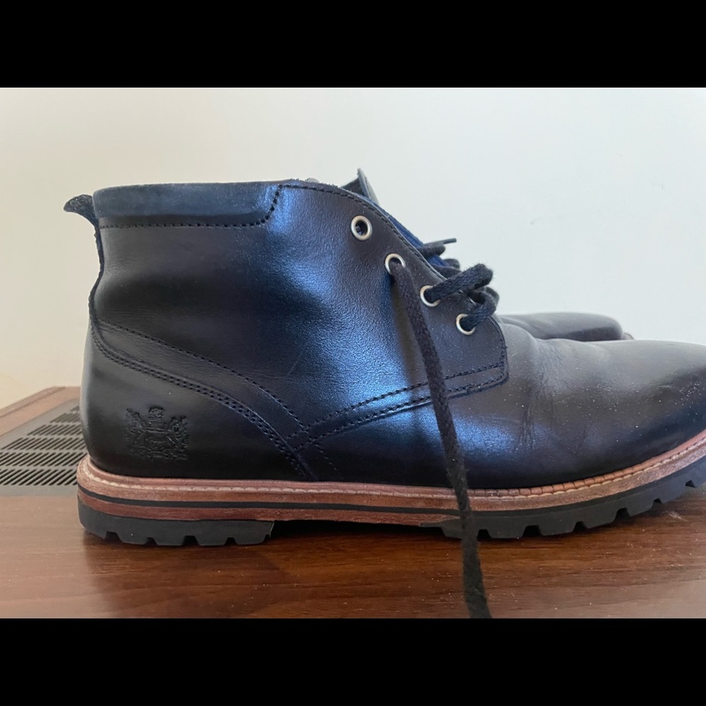 Cole Haan men’s Raymond Grand Chukka boot black style C29575, size 8